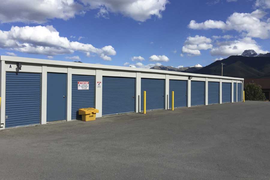 storage facility drive up units canmore