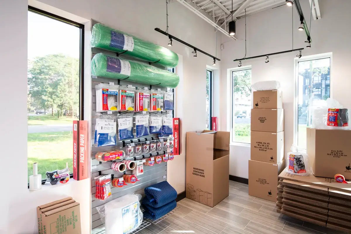 self storage moving packing supplies burlington
